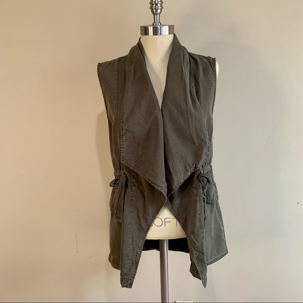 Sanctuary Anorak Olive Green Vest